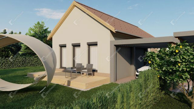 Eladó ikerház, Iszkaszentgyörgyön 64.9 M Ft, 3 szobás