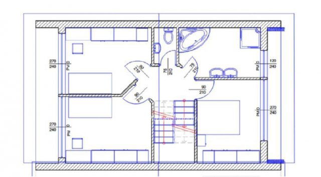 Eladó ikerház, Miskolcon 89.5 M Ft, 4+1 szobás