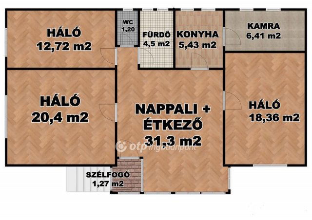 Eladó családi ház, Hortobágyon 47.9 M Ft, 3 szobás