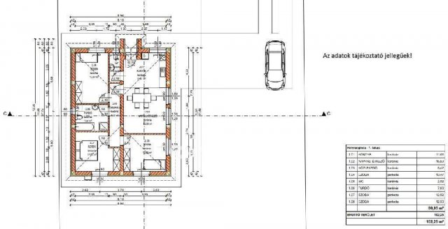 Eladó családi ház, Perkátán 59.9 M Ft, 3 szobás