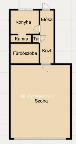 Eladó téglalakás, Miskolcon 29.9 M Ft, 1 szobás