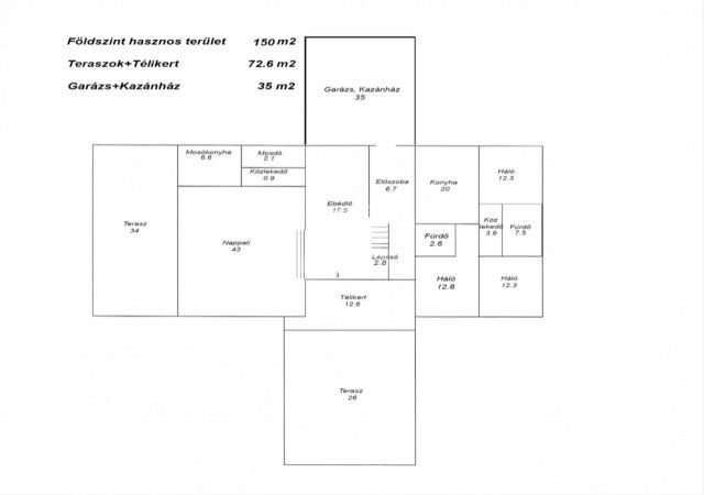 Eladó családi ház, Gyenesdiáson 248 M Ft, 8 szobás