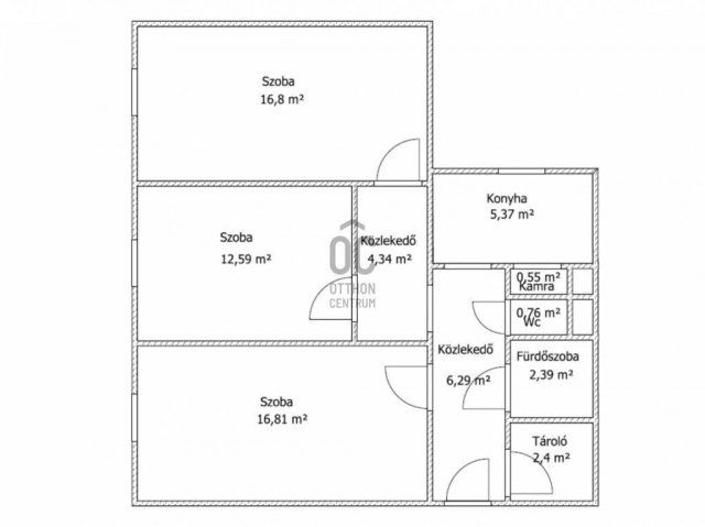 Eladó panellakás, Budapesten, III. kerületben 79.9 M Ft, 3 szobás