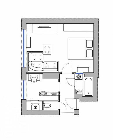 Eladó téglalakás, Miskolcon 25.9 M Ft, 1 szobás