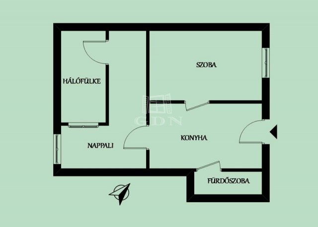 Eladó téglalakás, Budapesten, XIII. kerületben 61.5 M Ft