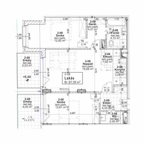 Eladó téglalakás, Budapesten, XIII. kerületben, Jász utcában