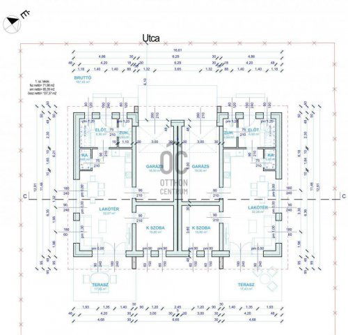 Eladó ikerház, Budapesten, XVIII. kerületben 145 M Ft, 5 szobás