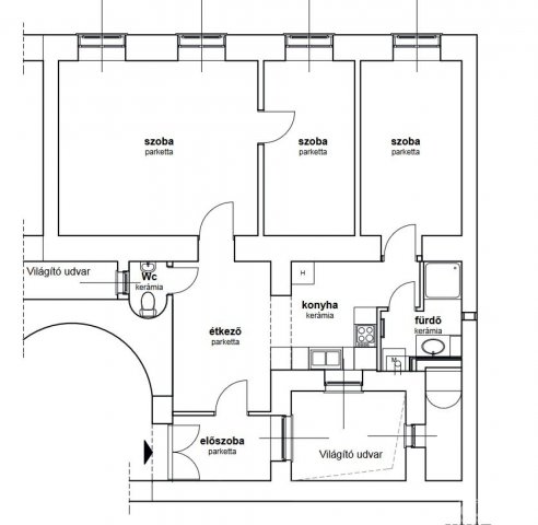 Eladó téglalakás, Sopronban 79.9 M Ft, 3 szobás
