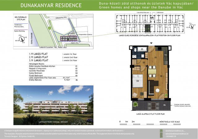 Eladó téglalakás, Vácon, Paduc utcában 64 M Ft, 2 szobás