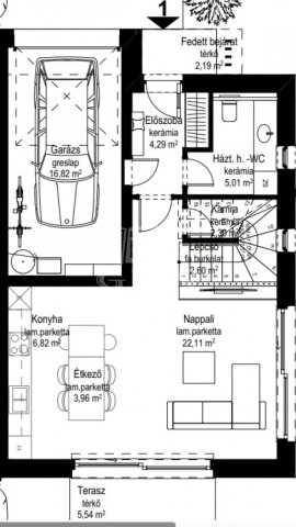 Eladó ikerház, Budapesten, X. kerületben 134.9 M Ft, 4 szobás