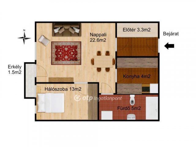 Eladó téglalakás, Budapesten, VII. kerületben 85.9 M Ft