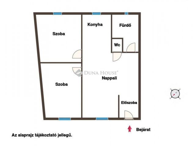 Eladó téglalakás, Balatonalmádiban 59.9 M Ft, 3 szobás