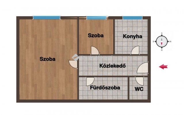 Eladó téglalakás, Kecskeméten 42.9 M Ft, 2 szobás