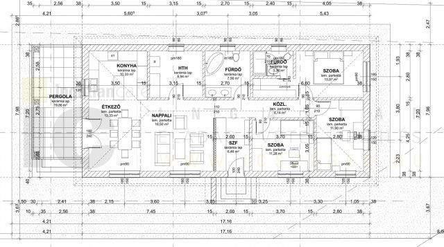 Eladó családi ház, Szegeden, Gerle utcában 124 M Ft, 3 szobás