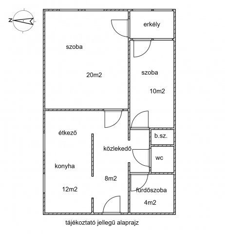 Eladó téglalakás, Hévízen 57 M Ft, 1+1 szobás