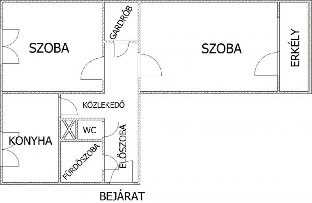 Eladó panellakás, Egerben 42 M Ft, 2 szobás