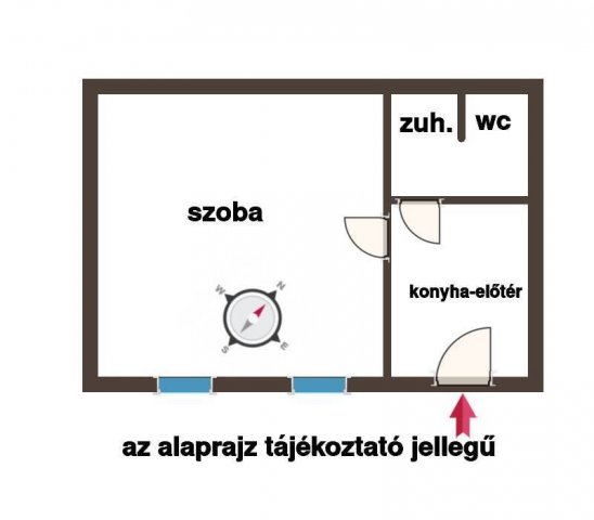 Eladó téglalakás, Budapesten, IV. kerületben 29.9 M Ft, 1 szobás