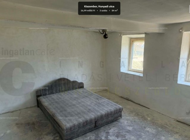 Eladó családi ház, Kiszomboron, Hunyadi utcában 16.9 M Ft