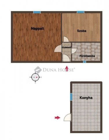 Eladó ikerház, Kecskeméten 34.99 M Ft, 2 szobás