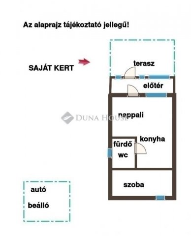 Eladó téglalakás, Nagytarcsán 47.9 M Ft, 2 szobás
