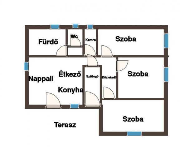Eladó családi ház, Kozármislenyen 90 M Ft, 2+1 szobás