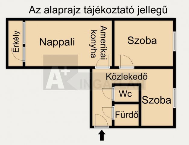 Eladó panellakás, Szegeden 52.9 M Ft, 3 szobás