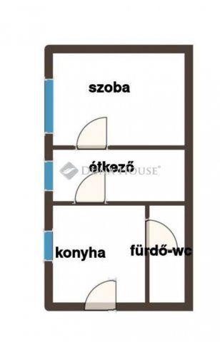 Kiadó téglalakás, albérlet, Pécsett 160 E Ft / hó, 1 szobás