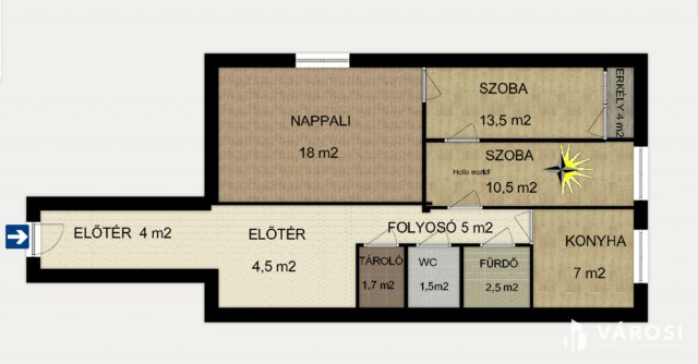 Eladó panellakás, Szegeden 56.5 M Ft, 3 szobás
