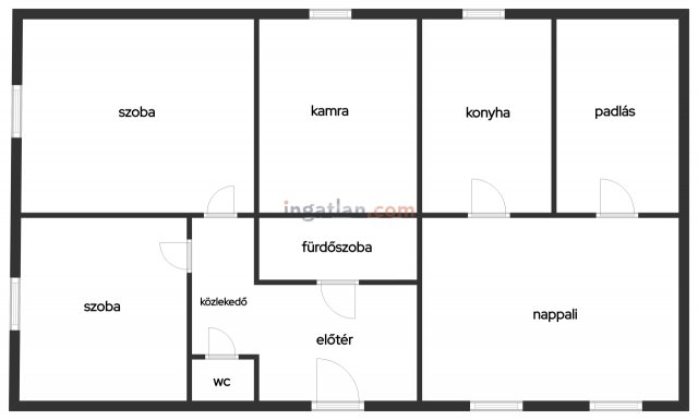 Eladó családi ház, Honton 45 M Ft, 3 szobás