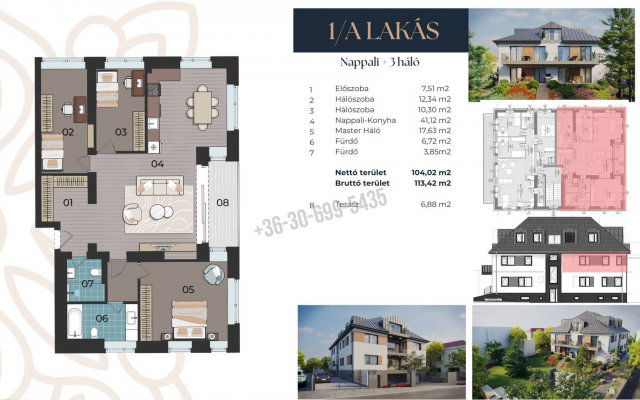 Eladó téglalakás, Budapesten, XII. kerületben 314.9 M Ft