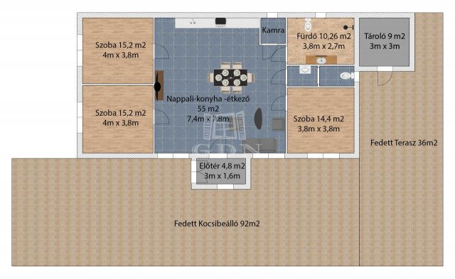 Eladó családi ház, Zsámbokon 47.99 M Ft, 4 szobás