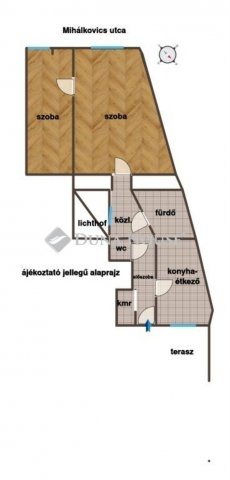 Eladó téglalakás, Budapesten, IX. kerületben 52.9 M Ft, 2 szobás