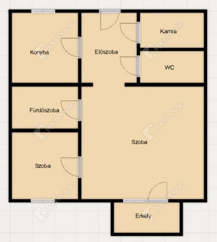 Kiadó téglalakás, albérlet, Debrecenben 120 E Ft / hó