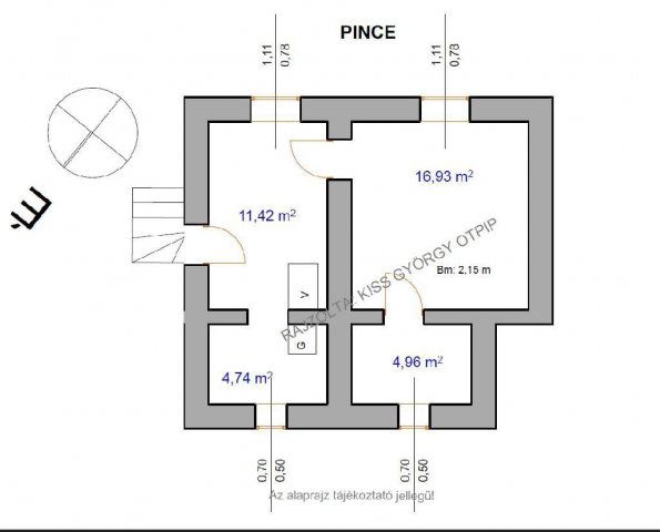 Eladó családi ház, Poroszlón 54.9 M Ft, 5+2 szobás
