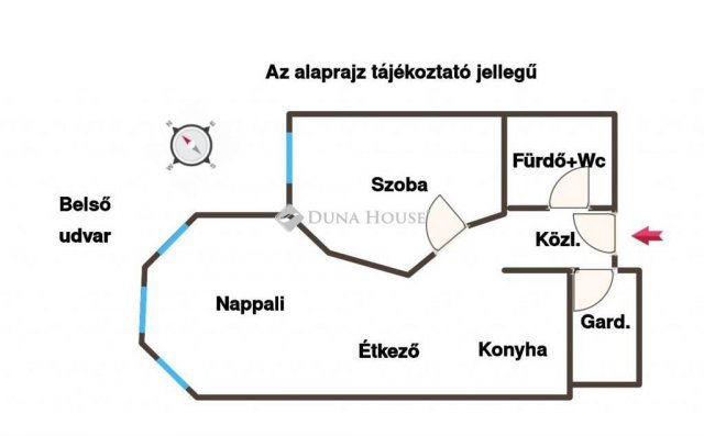 Eladó téglalakás, Budapesten, X. kerületben 59 M Ft, 1+1 szobás