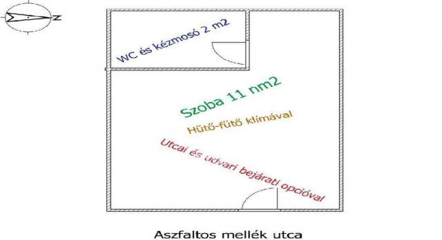 Eladó téglalakás, Budapesten, XIII. kerületben 28.5 M Ft