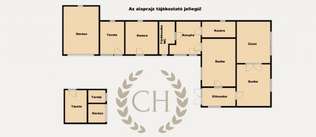 Eladó családi ház, Zsombón 49.9 M Ft, 3 szobás