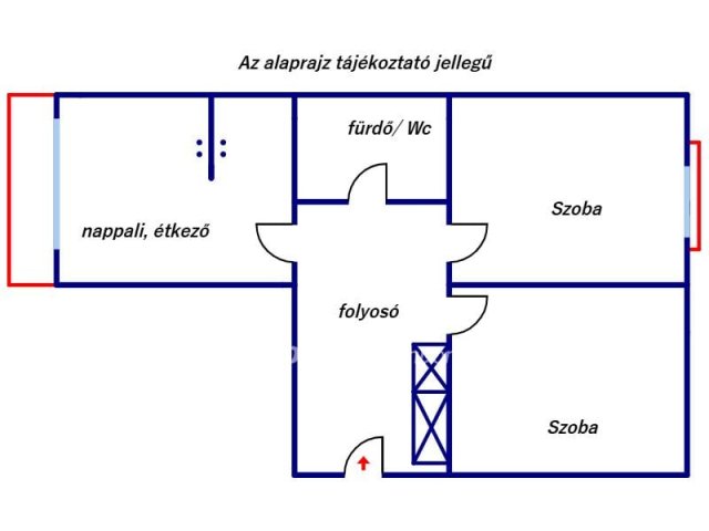 Eladó téglalakás, Szegeden 85.9 M Ft, 2 szobás