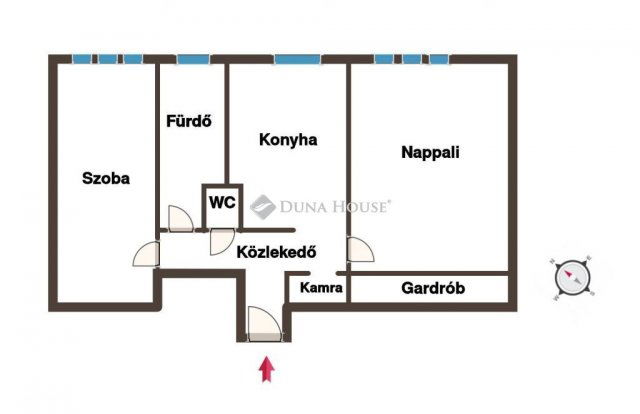 Eladó téglalakás, Budapesten, X. kerületben 55 M Ft, 2 szobás