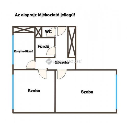 Eladó panellakás, Dombóváron 31.9 M Ft, 2 szobás