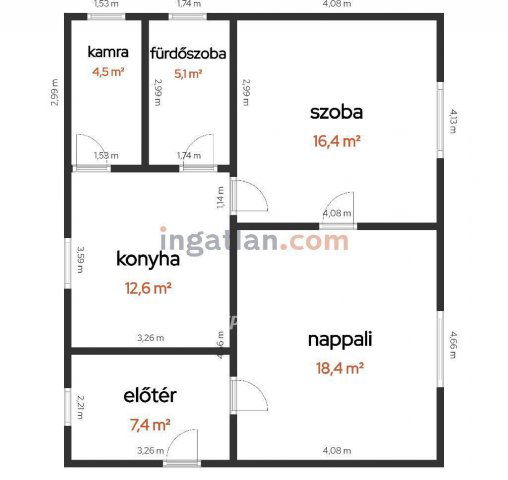 Eladó családi ház, Tiszakécskén 32.9 M Ft, 2 szobás