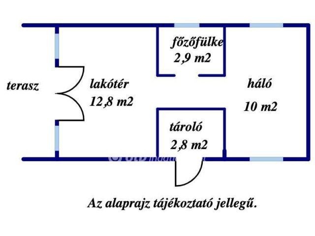 Eladó nyaraló, Gyomaendrődön 9.9 M Ft, 1+1 szobás