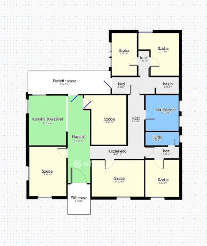 Kiadó családi ház, albérlet, Pápán 350 E Ft / hó, 3+3 szobás