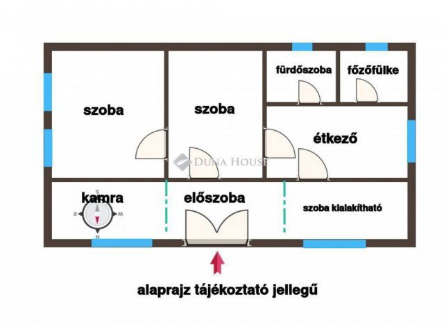 Eladó családi ház, Kunszentmártonban 7.5 M Ft, 2 szobás