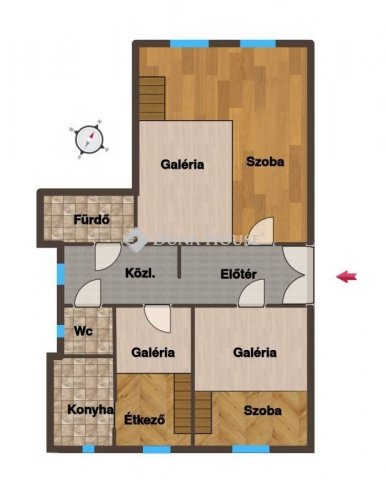 Eladó téglalakás, Sárváron 36 M Ft, 2 szobás