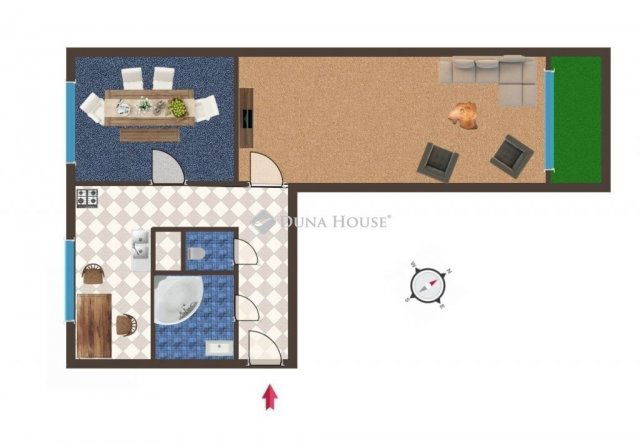 Eladó panellakás, Algyőn 47.5 M Ft, 1+1 szobás