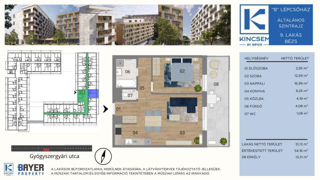 Eladó téglalakás, Budapesten, X. kerületben 67 M Ft, 2 szobás