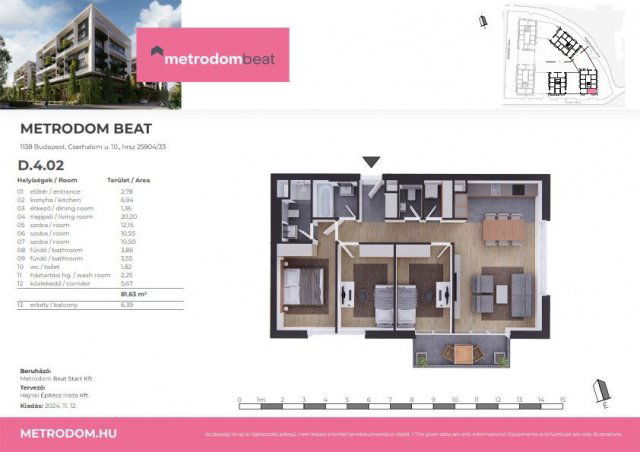 Eladó téglalakás, Budapesten, XIII. kerületben, Turóc utcában