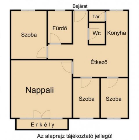 Eladó téglalakás, Miskolcon 53.4 M Ft, 1+3 szobás