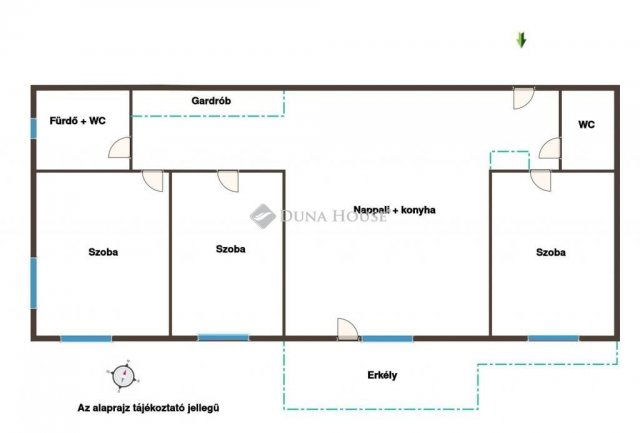 Kiadó téglalakás, albérlet, Debrecenben 270 E Ft / hó, 4 szobás